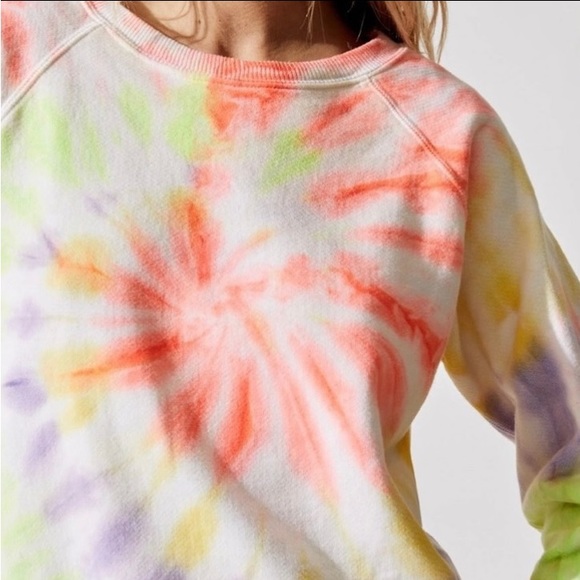 NWOT Hanes\ x re/done x-small tie dye sweatshirt - Picture 3 of 6